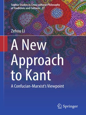 cover image of A New Approach to Kant
